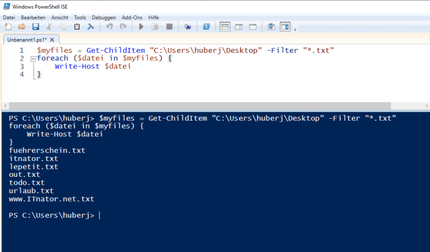 Powershell Schleifen For Foreach While Do Until Itnator Net