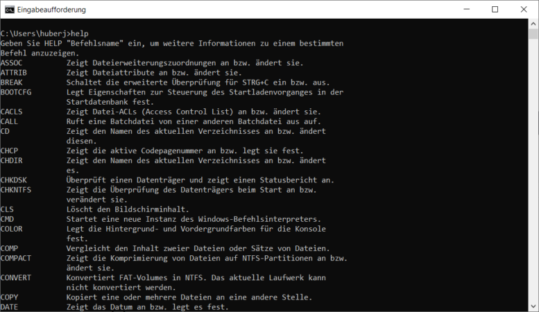 Windows Befehle In Der CMD Oder Script - Www.itnator.net